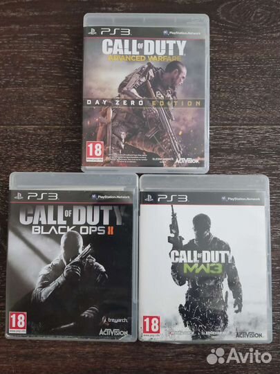 Call of duty. 3 диска для PS3