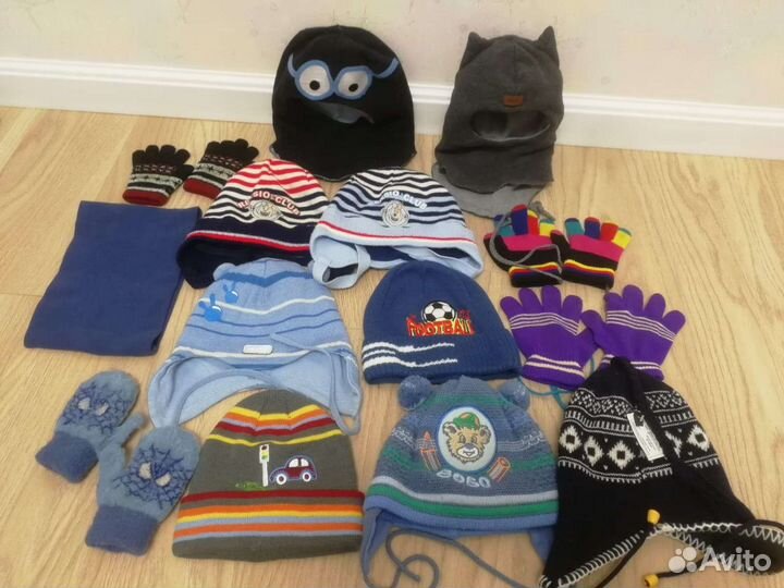 Шапки от 1 до 4х лет для мальчика