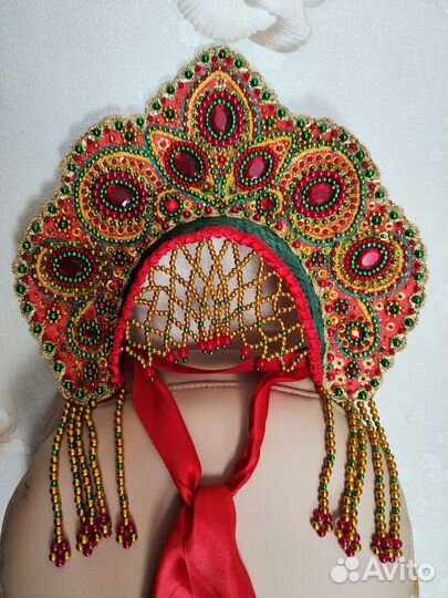 Кокошник ручной работы, г. Углич