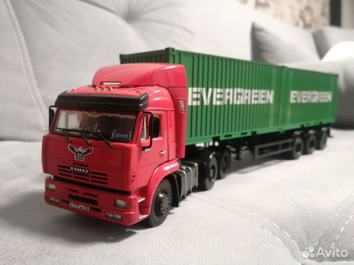 Камаз 6460 с полуприцепом маз 938920 1/43