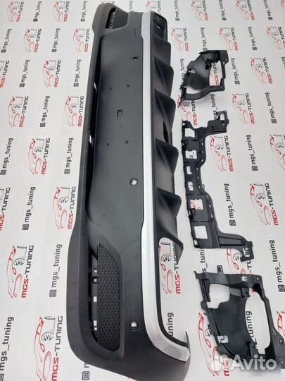 Диффузор 63 AMG Chrome на Mercedes GLE-Coupe C167