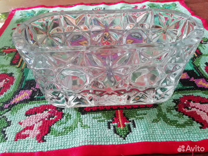 Конфетница, рюмки,бокалы Хрусталь