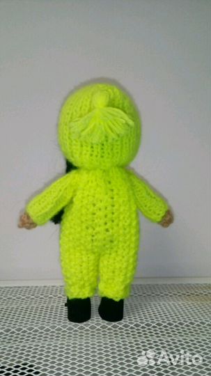 Вязанная кукла Ася