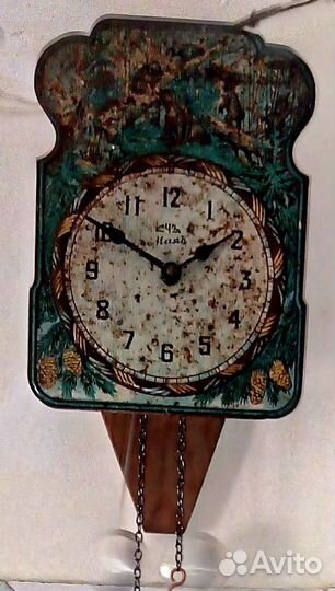 Часы ходики настенные СССР