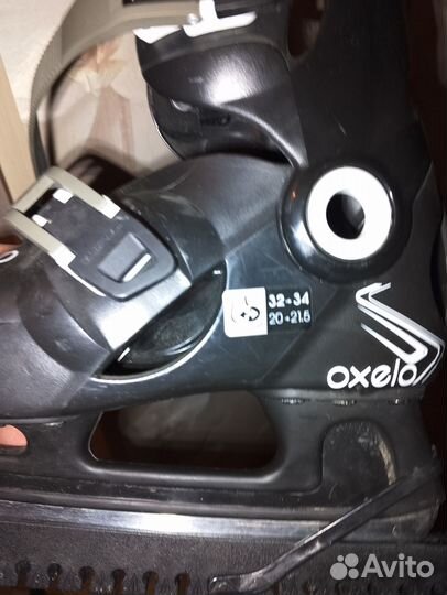 Коньки детские раздвижные Oxelo 32 34