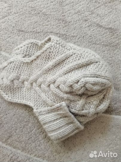 Шапка зимняя женская вязанная