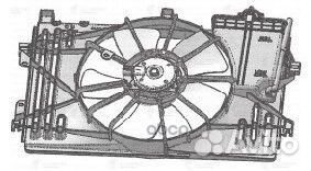 Э/вентилятор охл. Toyota Corolla /Avensis