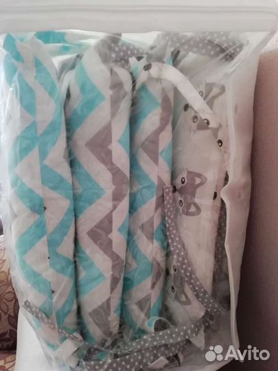 Бортики для детской кроватки