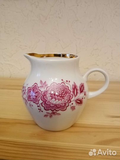 Советский молочник, соусник. Дулево