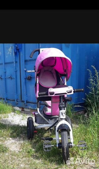 Детский велосипед с ручкой