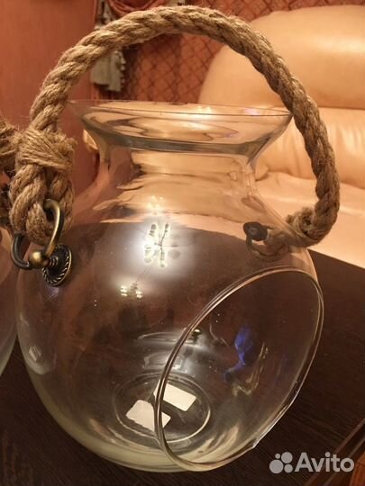 Подсвечник стеклянный