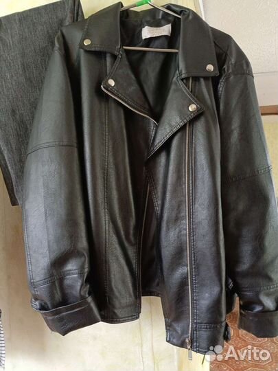 Куртка кожаная женская косуха 48 р