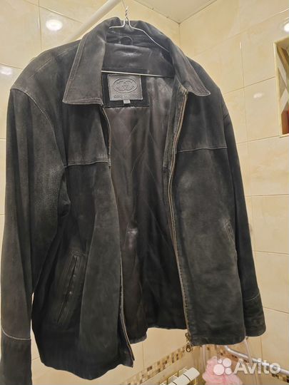 Замшевая мужская куртка