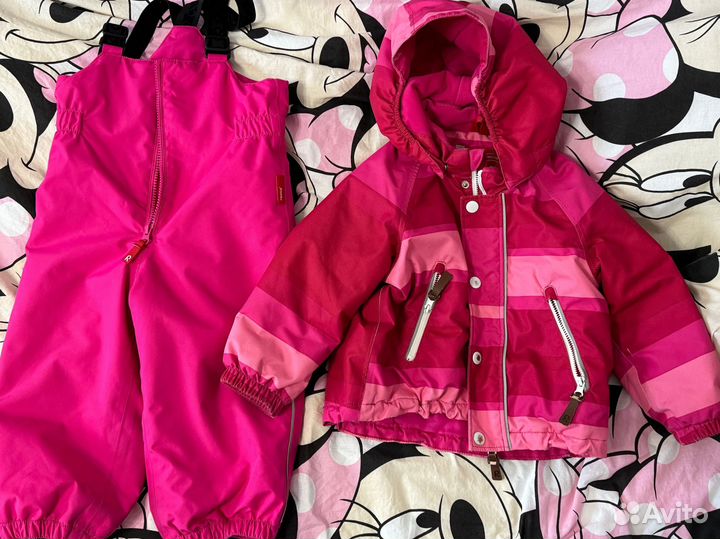 Зимний костюм для девочки 86