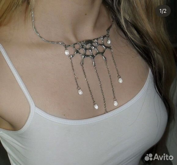 Колье, ожерелье ручной работы