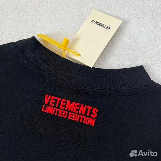 Футболка Vetements rammstein оверсайз