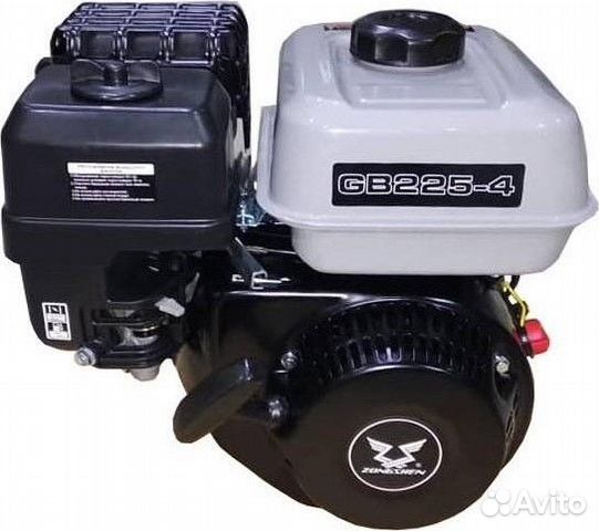 Двигатель zongshen GB 225-4 7,5 л.с. сцепление