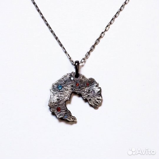 Серебряный кулон подвеска