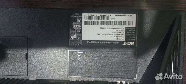 Монитор Acer v193hqv объявление продам