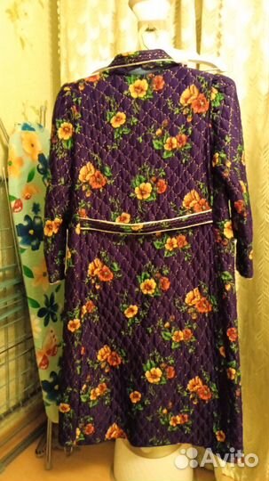 Халат женский теплый, стеганый