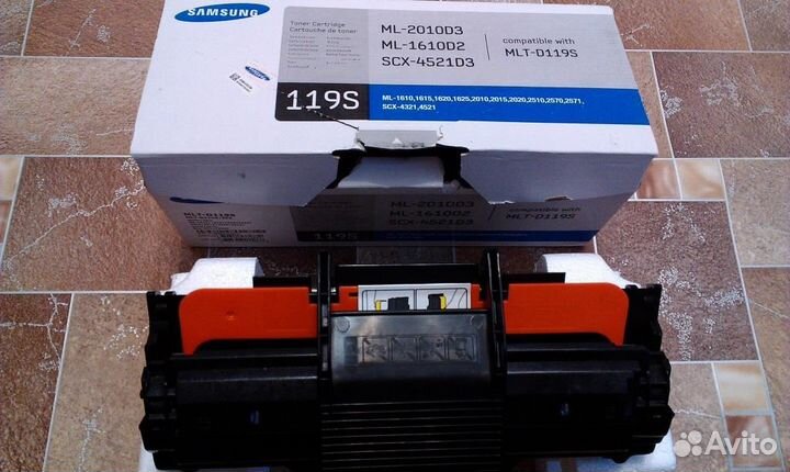 Новый картридж samsung MLT-D119S