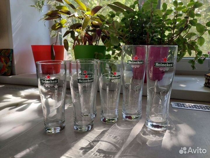 Стаканы пивные Heineken