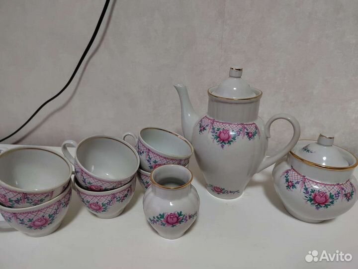 Сервиз чайно кофейный пфз СССР