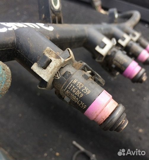 Коллектор рампа дроссель форсунки renault megane 2