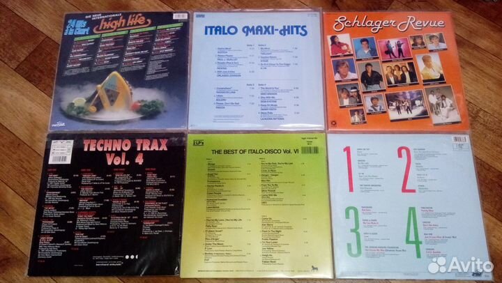 Фирменные Italo-Disco/Pop-сборники (2LP)