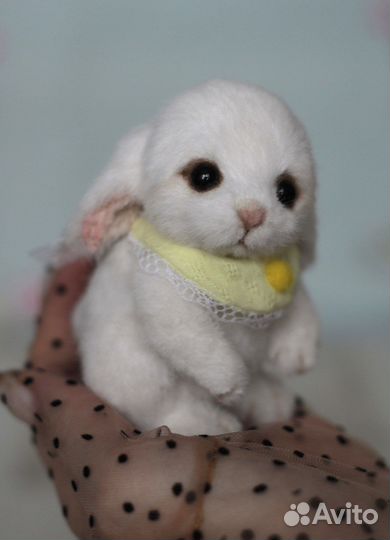 Игрушка тедди Зайка 10 см