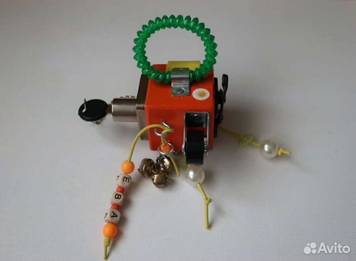 Бизикубик дорожный / именной / для девочек