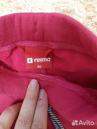 Утепленные брюки Reima для девочки 80 р-р