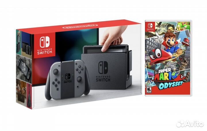 Новая Nintendo Switch Gray - 1 год гарантия