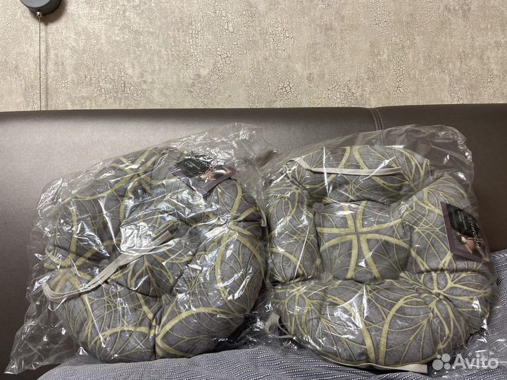 Подушка на стул круглая, новая, Иваново