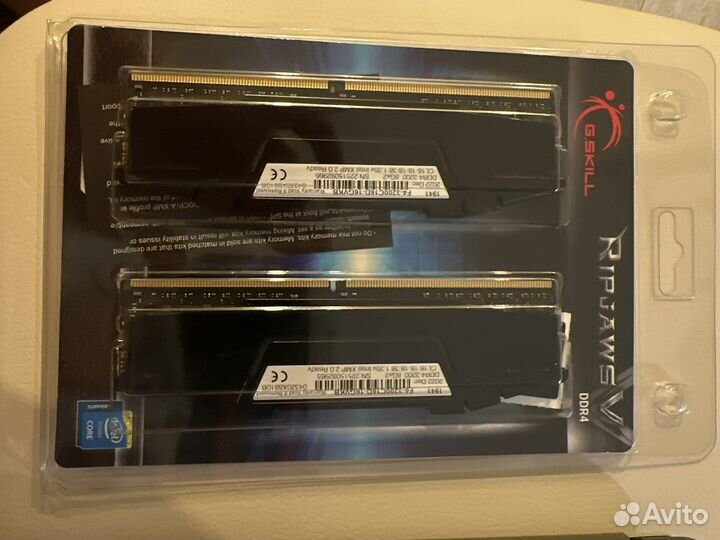 DDR4 G.skill ripjaws V 16GB 3200MHz CL16