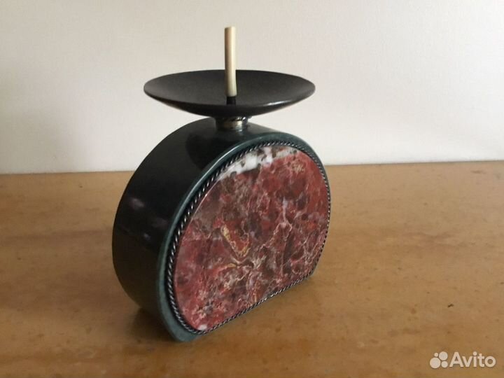Красная Пейзажная Яшма Подсвечник Урал СССР