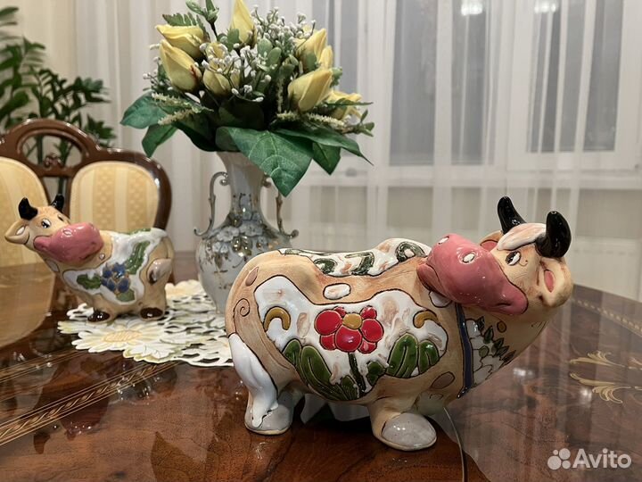 Статуэтки животных, фигурки, керамика