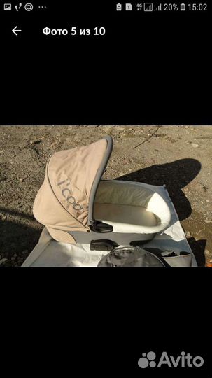 Немецкая коляска 2 в 1 Icoo Peak air