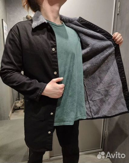 Пальто муское с мехом