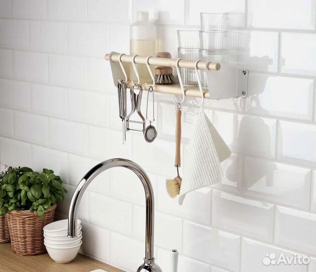 IKEA Nereby полка и рейлинг