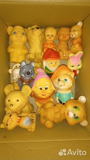 Резиновые игрушки СССР в коллекцию