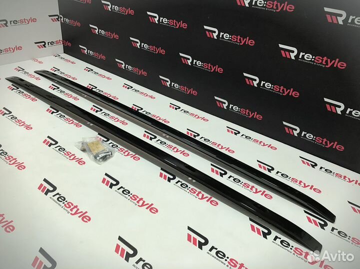 Рейлинги Lexus LX570 с16г Black Vision