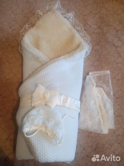 Конверт одеяло на выписку зима