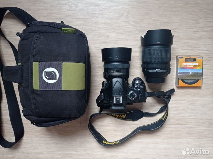 Зеркальный ф/а Nikon D5200 Kit 18-105 мм+50 mm