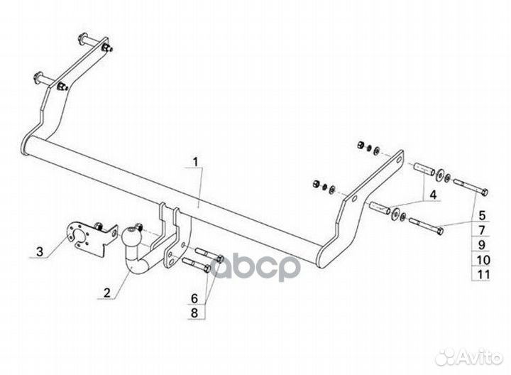Фаркоп VAZ66 AvtoS