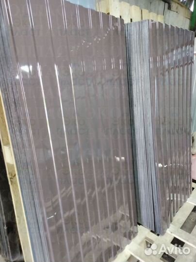 Профнастил пэт цветной с двух сторон заводской пла