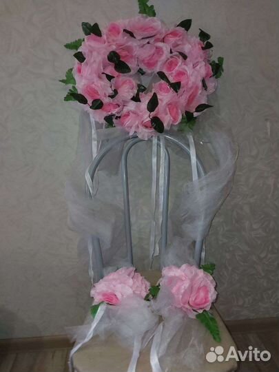 Украшения для машины на свадьбу