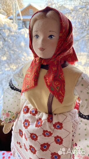 Кукла-грелка на самовар ручной работы