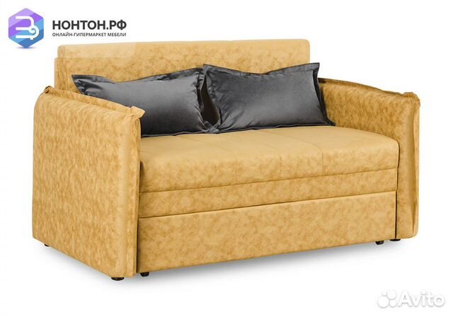 Диван выкатной Виола желтый