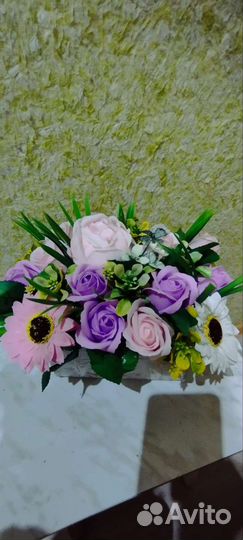 Мыльные цветы